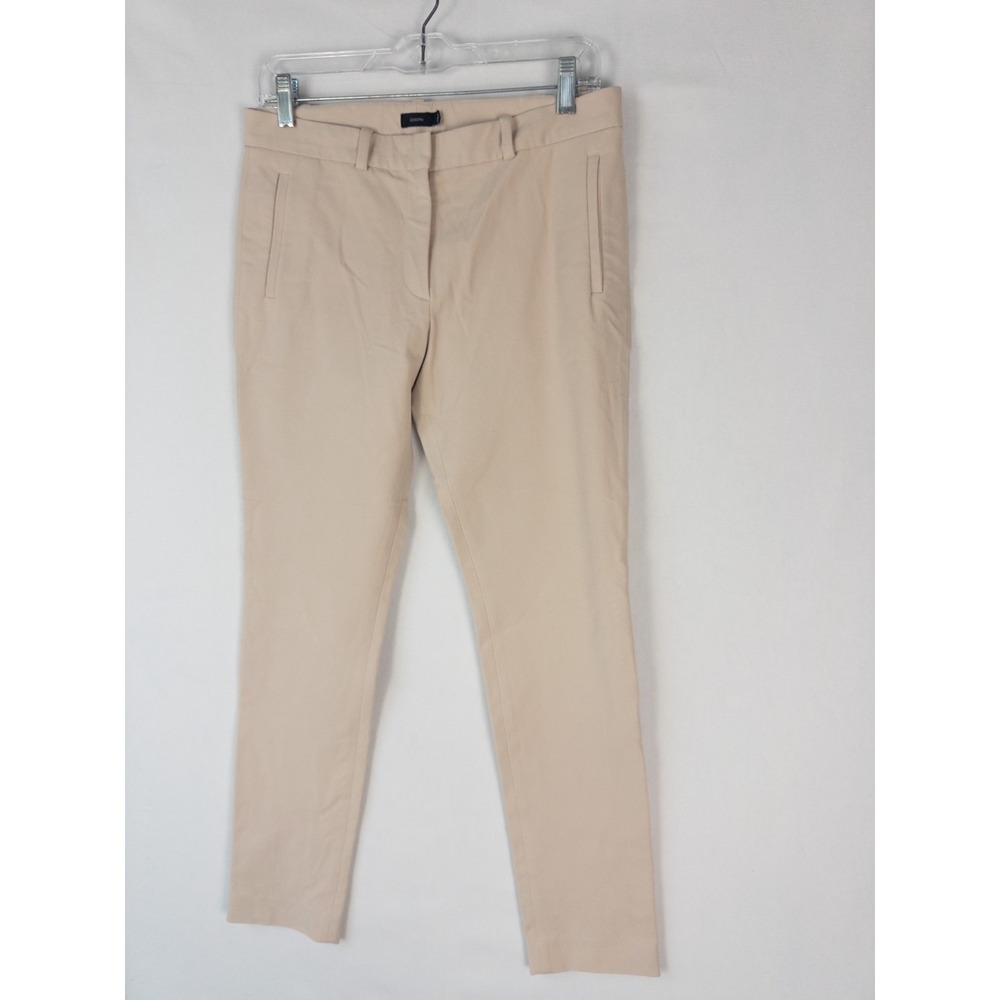Joseph Pants Mens 38 Beige Chino Pockets Flat Front Pockets Mid Rise Preppy